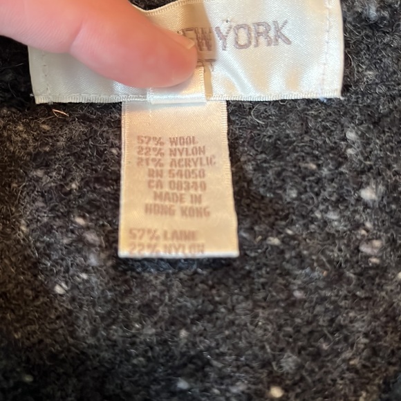 Vtg ‘90’s JONES NEW YORK Size Small  Wool Blend Ski-Sweater Moose Embroidered - Picture 14 of 16